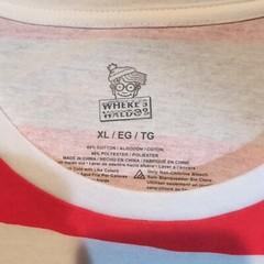 Where’s Waldo Mad Engine Sz XL 60%cotton/40%poly T-shirt 45″ Chest 31″ Long EUC