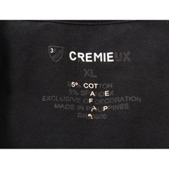 Cremieux Shirt Mens XL Black Long Sleeve Crewneck Cotton Blend Logo Casual Top