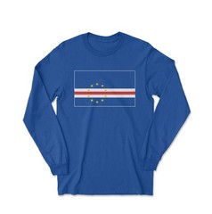Cape Verde Pride Vozinha 1 Two-Sided Jersey Style Long Sleeve T-Shirt