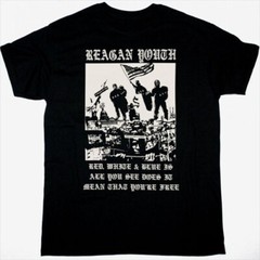 Reagan Youth Red White New Black T-Shirt, Unisex T-Shirt – Best Price