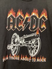 Vintage 2004 AC/DC For Those About To Rock Shirt Size XL Y2K 2000s Band ACDC