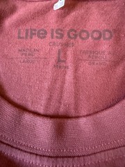 Life is Good Crusher Men’s T-shirt Large “Vacay Mode” NWOT