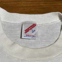 Vintage 80s California Raisins Tour Band Shirt Single Stitch Surf Raw Edge Hem L