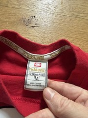 Y2K Ecko Unltd. The Classic T-Shirt Men’s Red puff print Crew Neck Cotton Sz M