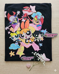Civil Regime x The Powerpuff Girls Men’s Black Graphic Print Crewneck Tee XXL
