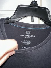 Mack Weldon Pima Cotton Daily Wear Long Sleeve Tee Shirt Men’s S/M Slim Fit