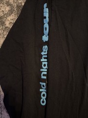 Shaka Wear Chase Atlantic Cold Nights Tour Long Sleeve T-Shirt Black Size XL