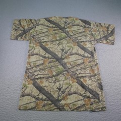 Camo Hunting Shirt Mens Small Multicolor Allover Branches Tee Outdoors Nature