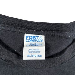 Funny Port & Company Tee Men 2XL Black I Find Your Lack Ammo Disturbing Militia