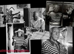 NON STOCK Men Prisoner Striped Long Sleeve T-Shirt Casual Cotton Crew Neck Shirt