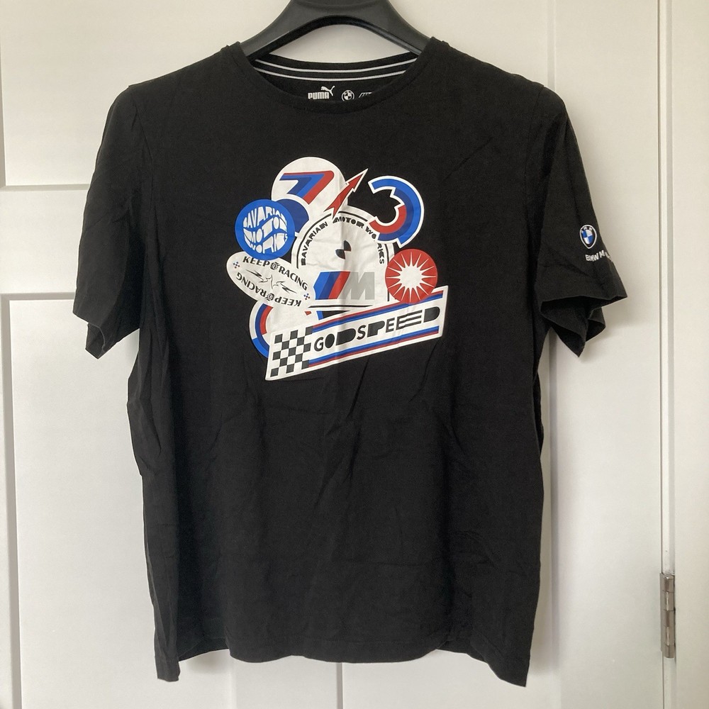 Puma BMW MMS Motorsport Statement Graphic Mens Tee T-Shirt Size XL