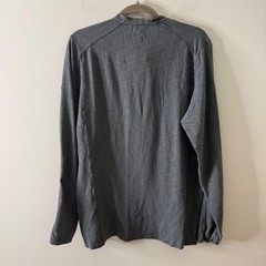 Kuhl Mens Gray Cotton Lyocell Blend Long Sleeve Henley Shirt Size Medium
