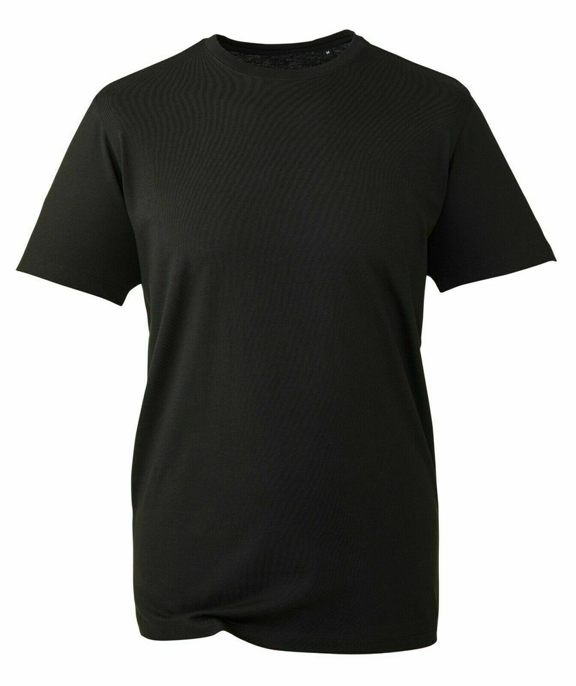 Anthem Classic Mens Short Sleeve Organic Cotton Round Neck Plain 145gsm TShirt