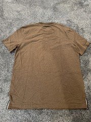 Huge Boss Solid Plain T-shirt Brown XL