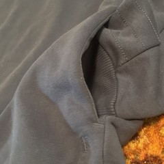 Pact Organic Cotton Sweatshirt M Blue Long Sleeve Pullover Pockets