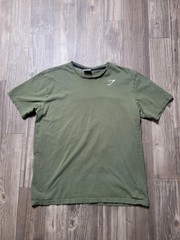 Gymshark Shirt Mens Medium Olive Green Crewneck Short Sleeve Athletic Tee Gym