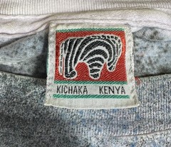 Vintage Kichaka Kenya Tribal Mask All Over Print T Shirt Single Stitch XL