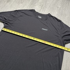 RVCA VA Sport Tee T Shirt Mens XL Black Gym Workout Regular Fit Rubber Logo