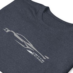 Softstyle T-Shirt For Chevrolet Corvette C8 Z06 Vette Gray Car Owners Gift