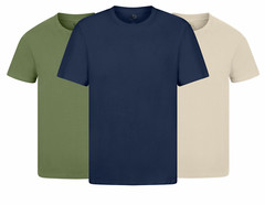mens tshirts 1,3,5 Pack Unisex Plain Cotton Bulk T-Shirt Mixed Colors Premium