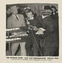 Vintage 90s Lee Harvey Oswald Band Shirt Large JFK Jack Ruby Dallas Texas Crime