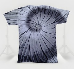*New* 3XL & 4XL Handmade Tie Dye, Storm Cloud Spiral, Crew or V-Neck