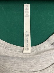 Lululemon Shirt Men XXL Grey Bodhi Short Sleeve Heathered Grey Raglan Two Tone
