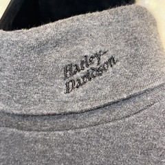 Harley-Davidson An American Legend Gray Men’s Large Embroidered Turtle Neck USA