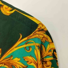VERSUS Baroque Pattern Flat Front Shirt Men’s Used BAZZ-0
