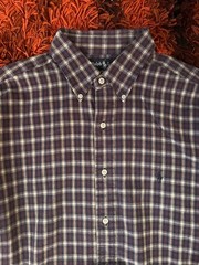 Ralph Lauren BLAKE Long Sleeve Check Shirt Cotton L For 14Y+ Japan