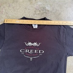 Creed Weathered World Tour 2002-2003 Rock Band Shirt sz Small Screamline Y2K Tee