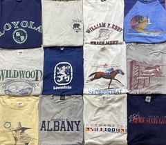 Vintage Graphic shirts Promo Funny Cartoons Sport Destinations Lot Of 20 Mix Szs