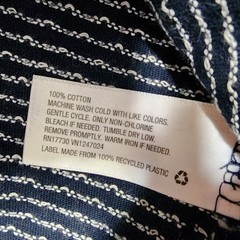 NEW Mossimo Shirt Mens M Blue White Cotton Dot Textured Knit Short Sleeve Tee