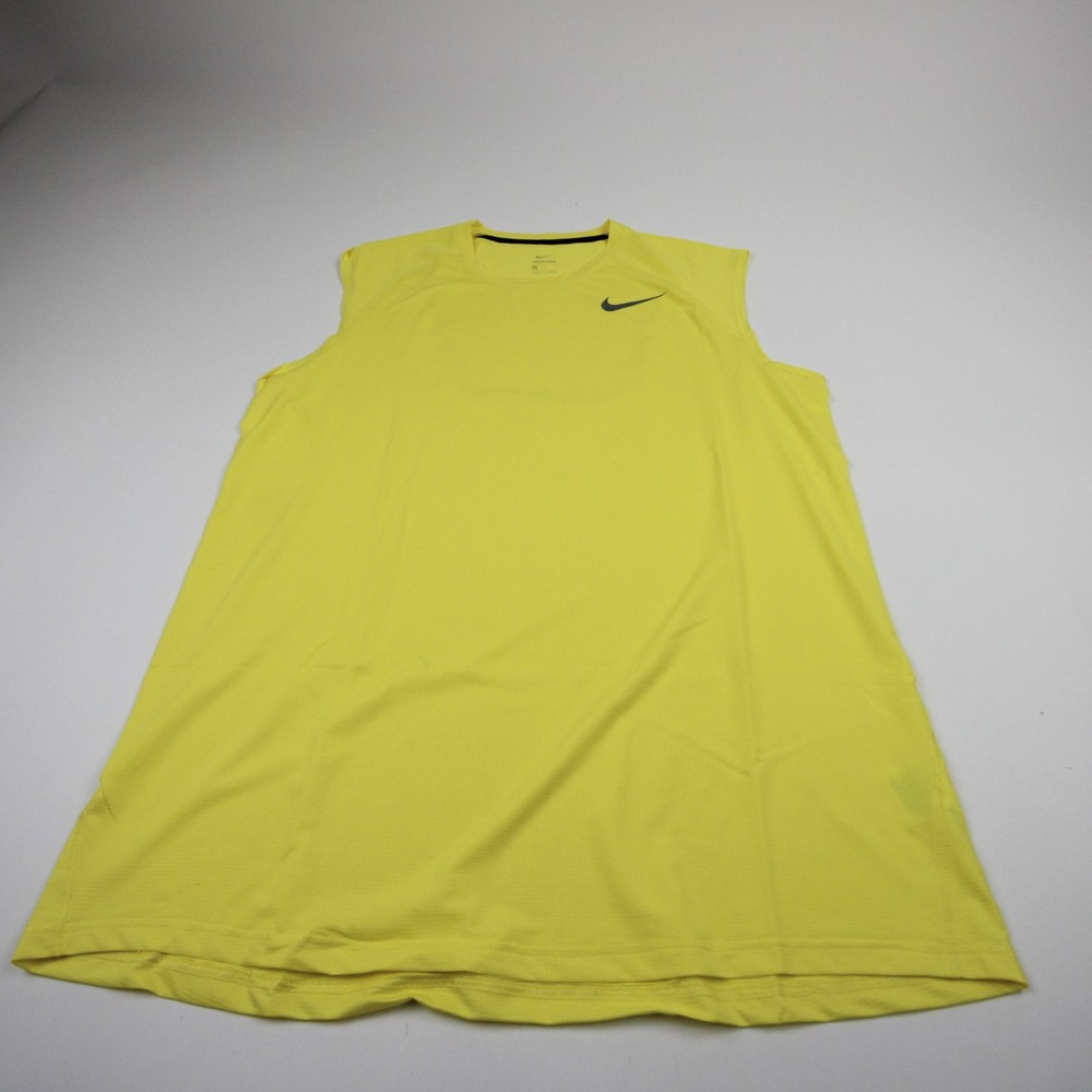 Nike Pro Sleeveless Shirt Men’s Yellow New with Tags 2XL