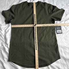 BYLT Drop Cut Lux T-Shirt Men’s Large Dark Green Short Sleeve Performance – NWT