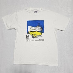 Vtg 90’s MG Car Company T Shirt Mens L USS Potomac Jack London Square USCG