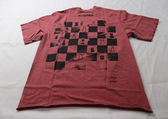 Lady Gaga Unisex Adult’s Chessboard Short Sleeve T-Shirt EJ3 Red Medium NWT