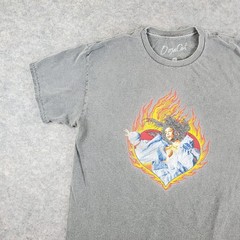Doja Cat Shirt Mens Medium Gray Crew Neck Short Sleeve Graphics Stretch Pullover