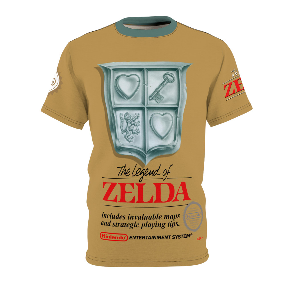 The Legend of Zelda 1986 NES Retro Vintage Nintendo Video Game Cover T-Shirt