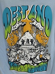 Rick and Morty Men’s large shirt Trippy Adult Swim