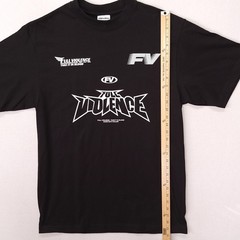 Shaka Wear Full Violence Graphic Tee MMA Mens L Black Super Max Heavy T-Shirt
