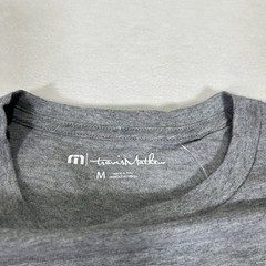 NWT Travis Mathew Mens Medium Gray Party On USA Pocket Golf Short Sleeve T Shirt