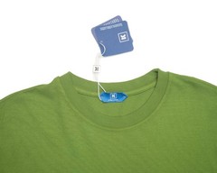 Kired by Kiton $295 NWT British Green Crepe Cotton Slim T-Shirt L (52 IT)