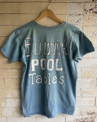 Vtg 1970s Fruit Of The Loom 2 Tone Pocket T-Shirt Hand Painted Bowling Sz M