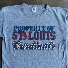 Vintage 90s logo 7 property of St. Louis cardinals tee size XL