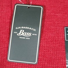 G.H. Bass & Co. Men’s Yosemite Henley Long Sleeve Shirt Large New With Tags Red
