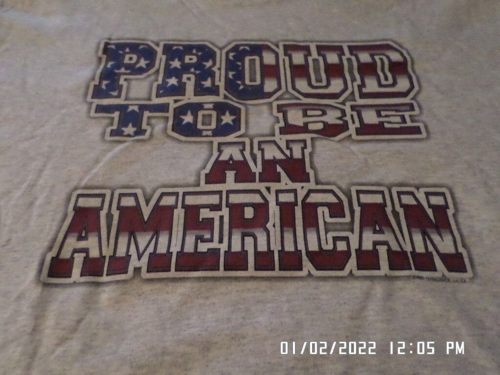 NEW T-Shirt: Proud To Be An American : Lots of sizes & colors S-5XL