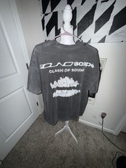 Soundscape Clash of Sound Graphic Oversized T-Shirt