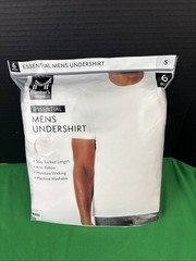Member’s Mark Men’s 6 Pack Essential Undershirt Size S White