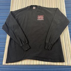 Vintage Chi Omega Kappa Sigma Shirt Mens XL Black Skull Greek Fruit Loom Tee 90s